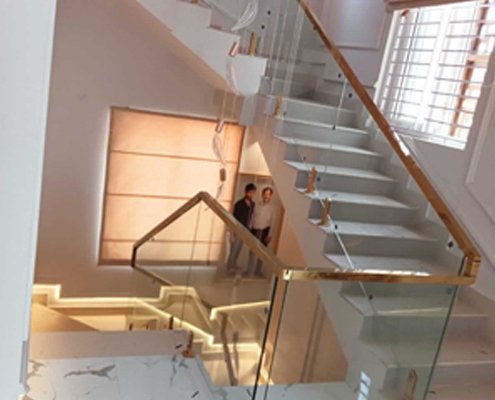 PVD Coating Glass Railing